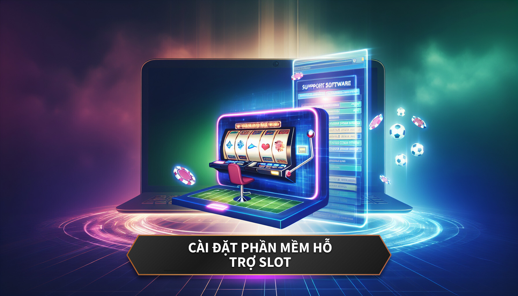 Cài đặt phần mềm hỗ trợ slot
